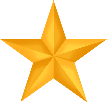 Golden Star Icon 